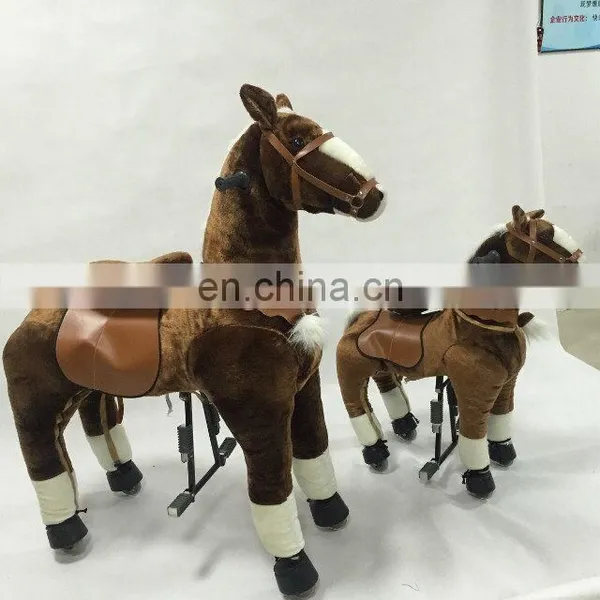 HI go Pony Ride on Toys,walking Pony Ride Mechanical on Car for Kids photo-2