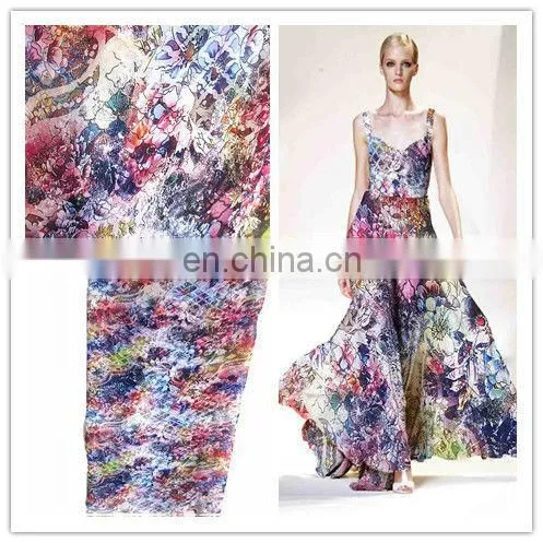 Digital Printed Silk Satin Fabric