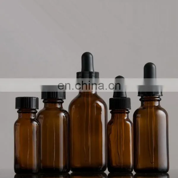 1oz Amber Glass Bottles for Essential Oils With Glass Eye Dropper photo-6