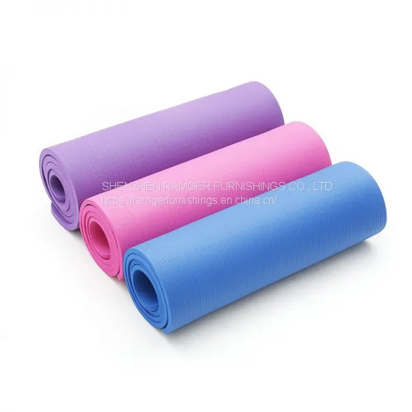Extra Thick 1/2-Inch Exclusive Premium Printed NBR Yoga Mat With Carrying Strap photo-5