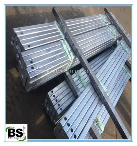 Square Helical Screw Piles for Anchoring Installation photo-5