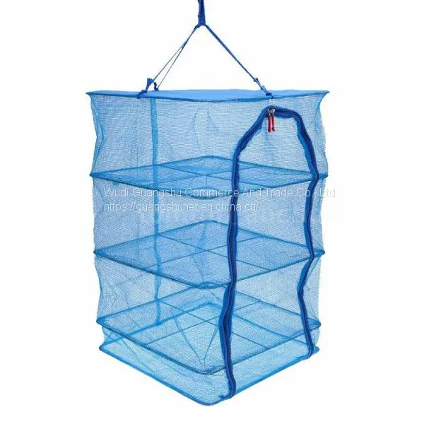 Double Zipper Design Fish Hang Dry Net, Fish Drying Net photo-4