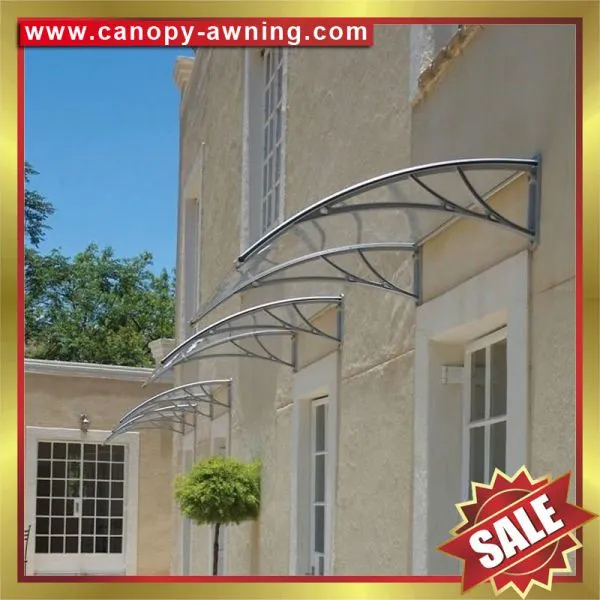 House Door Window Diy pc Awnings Awning Canopy Canopies Cover Shelter Polycarbonate Manufacturers photo-5