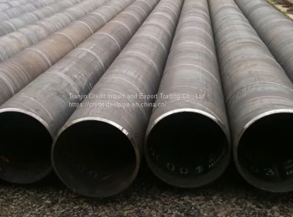 API 5L Spiral Steel Pipe Liquid Gas Transportation Welded Steel Pipe For Sale photo-3