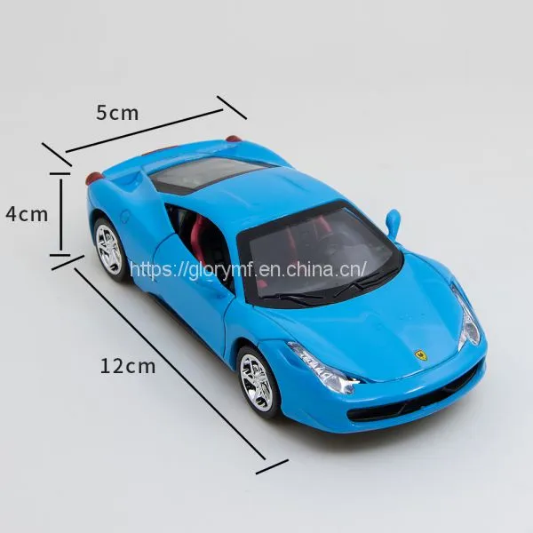 Die Cast Ferrari Model Car / 12cm Blue Function Mdoel Car Available