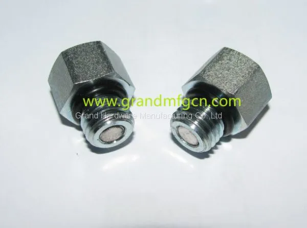 Male Metric Thread M12X1.5 Magnetic Steel Oil Drain Plugs for Lubrication Systerm photo-5