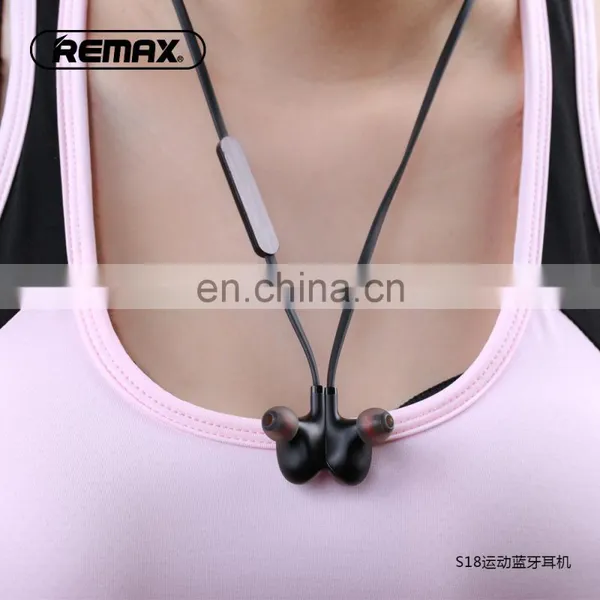 Remax Sports Bluetooth 4.2 Neckband Magnetic Wireless Earbuds Earphone photo-5
