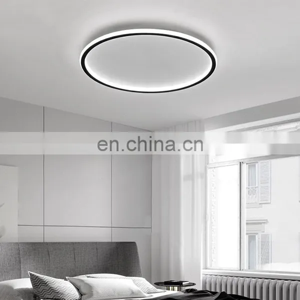 Nordic Luxury Bedroom Led Ceiling Lamp Round Creative Personality Living Room Lamps Simple Modern Ultra-thin Bedroom Lamp photo-5