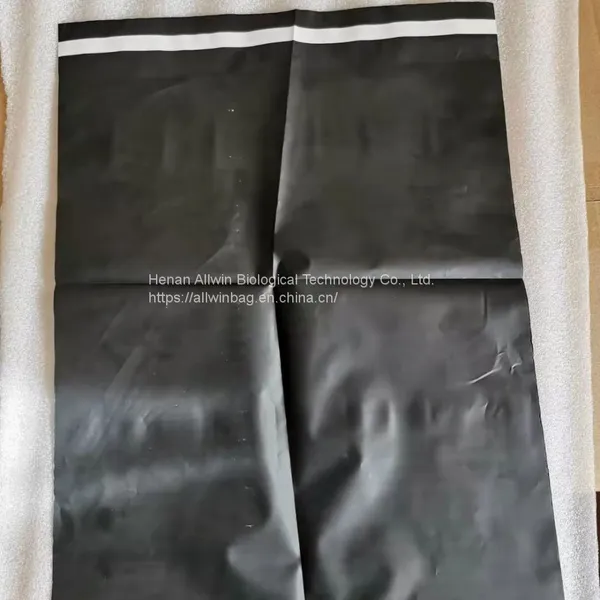 Custom Design Cornstarch Plated Made Biodegradable Compostable Envelope Packing Bag Mailer Bag photo-5