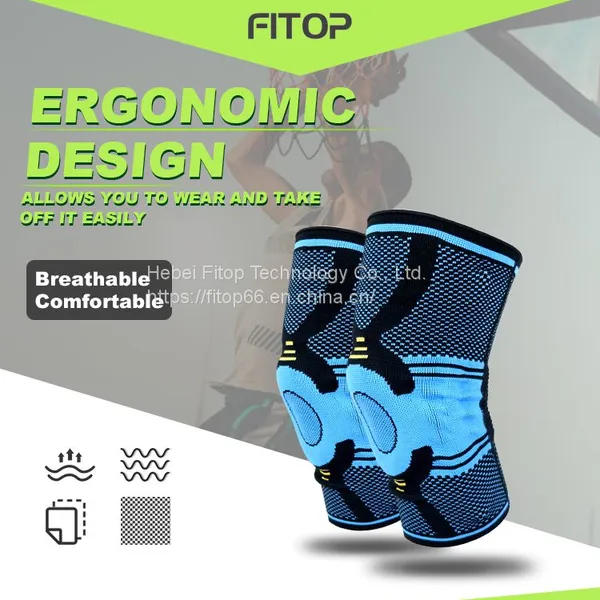 Nylon Knee Brace Sports With Silicon photo-2