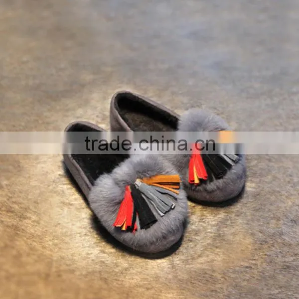 C22526B Latest Winter Shoes Kids Fashion Wool Shoes photo-4