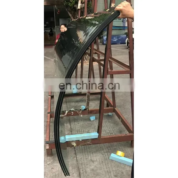 Mesh Frosted Toughened Autoclave Clear Skylight Tempered Ceiling Broken Clear Curved Glass photo-2