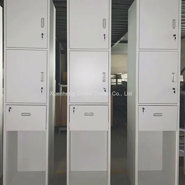 Top Quality Laboratory Storage Cabinet Metal Wardrobe Steel Locker for Lab School House Hospital Office Use photo-3