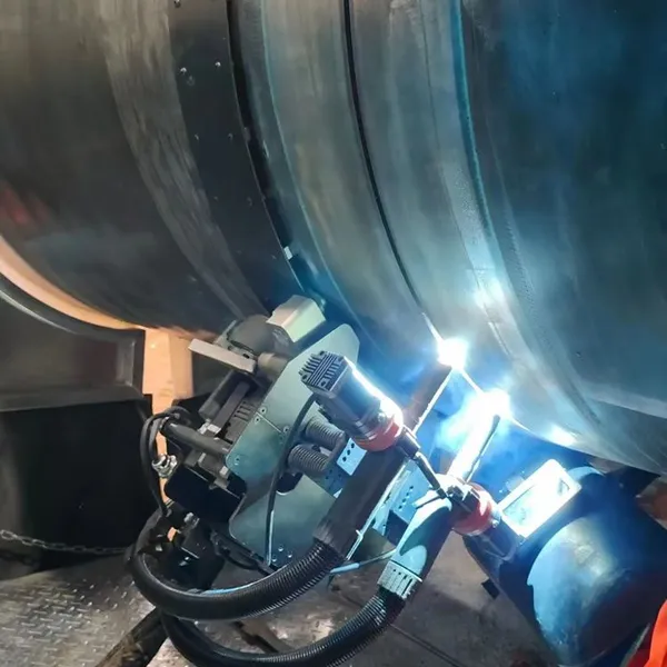 DENOH Welding Robot,Pipeline External Welder, Dual Torch Welder ,Arc Tracking System,full Automatic Welding Machine,ng Pipe Line Automatic Welding Robot.,Oil and Gas Long Pipe Line Automatic photo-3