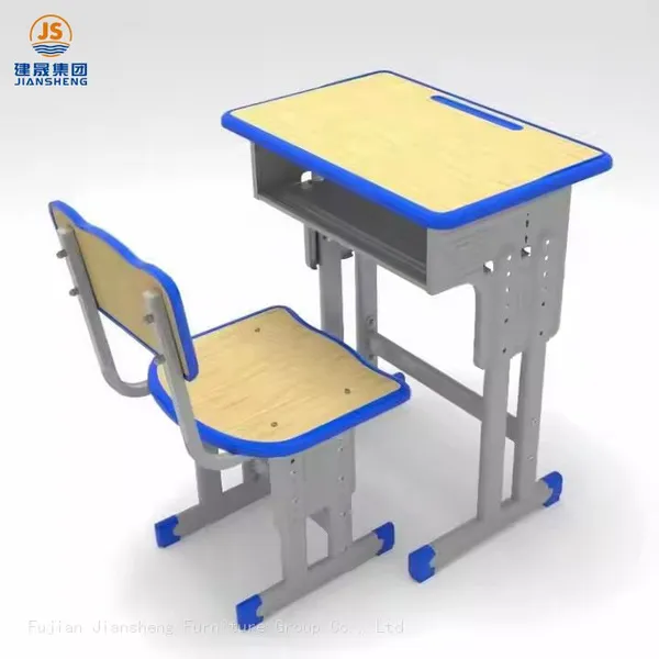 School Furniture Classroom Desks and Chairs Student Height Adjustable Table and Chair Set
