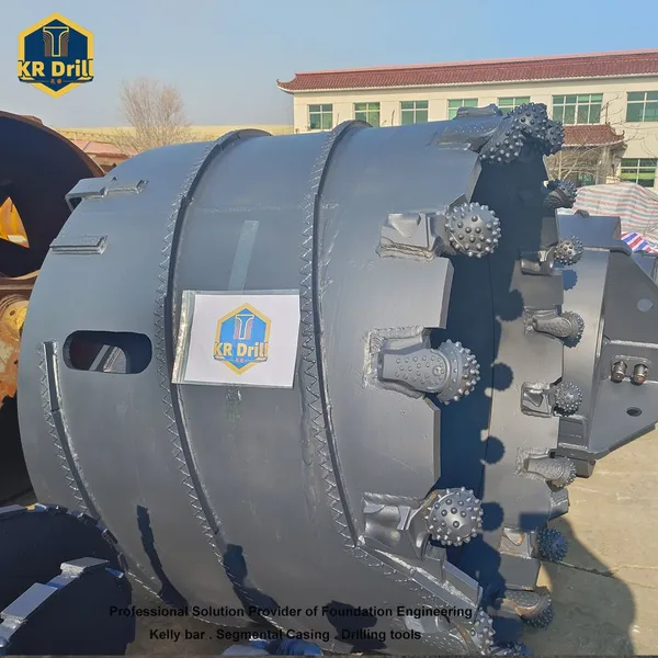 Rotary drilling bucket auger core barrel