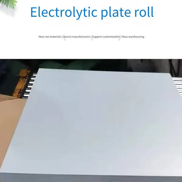 Haosheng Electrolytic Steel Coils Secc Secd Slitting Flat Sheets Film Laminating photo-2