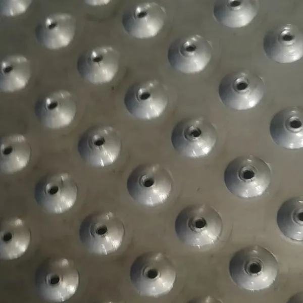 Industrial Safety Anti-slip Products, Galvanized Round Hole Perforated Stair Tread, Metal Mesh Platform Stair Tread photo-2