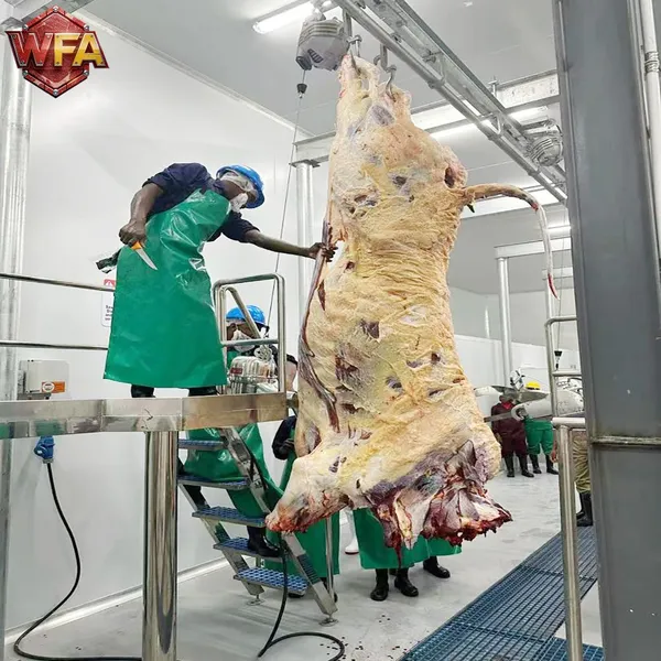 Large Capacity Cattle Abattoir Equipment With Conveying Splitting Processing System photo-5