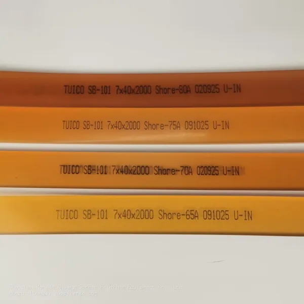 Original TUICO Squeegee, High Abrasion & Solvent Resistant PU Squeegee Blade,60A 65A 75A 80A 85A for Textile, Glass, Ceramic Printing