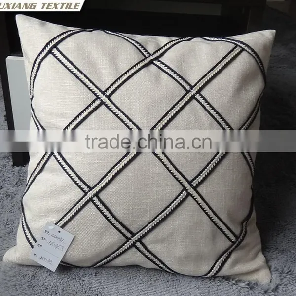 Linen Lace Decor Pillow photo-2