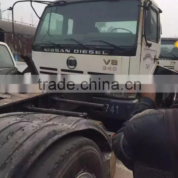 Japan Made Nissan V8 Tractor Used Nissan v8 340 Horse Power Tractor Head Second Hand Nissan v8 Truck Head photo-3
