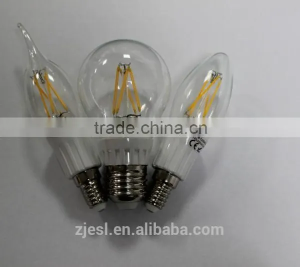 Tuv ce Rohs C35 2W 120lm/w Clear Glass E14/B22/E10 Led Filament Candle Light Quality Choice Most Popular photo-3