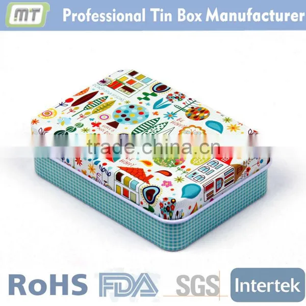 Lovely Colorful Tin Case for Chocolate , Tin Case