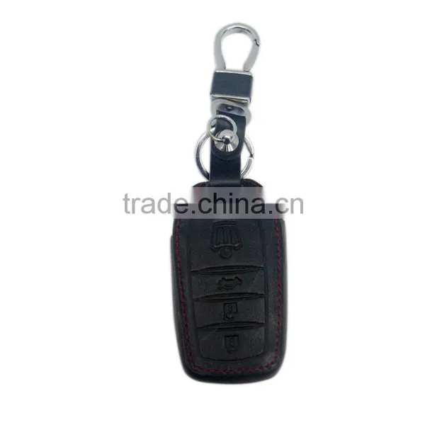 2016 Most Popular Keychain Waterproof Key Bag Soft Leather Key Bag Made in China