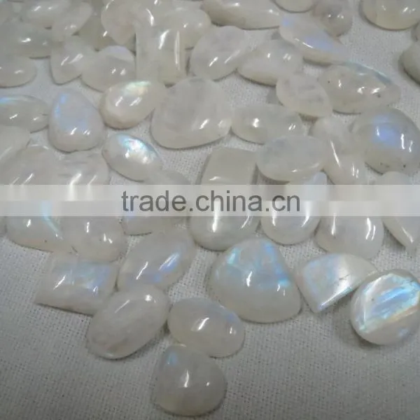 AAA Grade Rainbow Moonstone Gemstone Cabochons photo-2