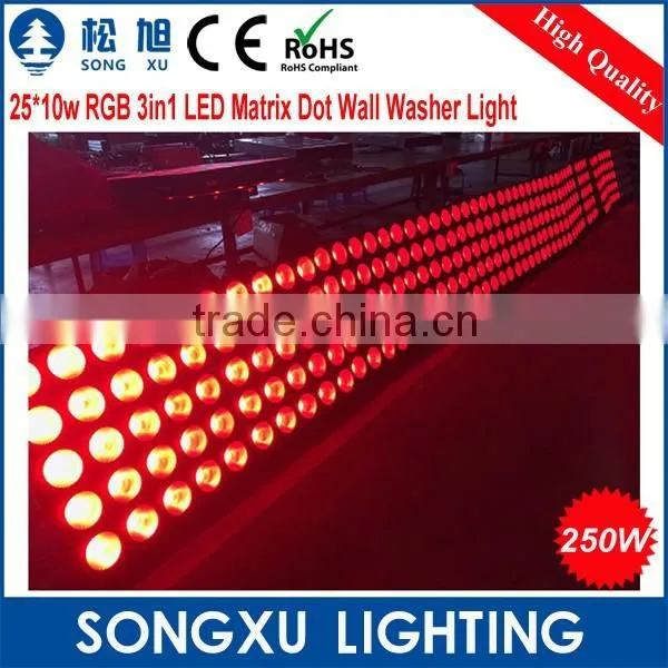 Professional 25x10w Rgb Led Blinder Led Wash Light Club Light for Bar Party Satge Decoration photo-5