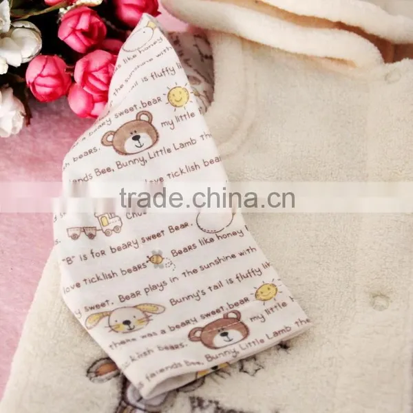 Cheap New Wholesale Coral Fleece Children Clothes Sets photo-3