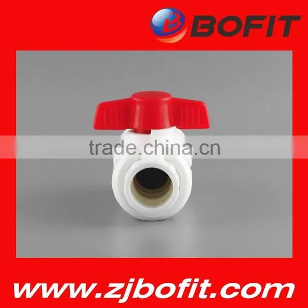 Professional Supplier One-purge pe Ball Valve Made in China photo-3