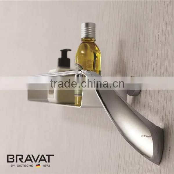 nice design five star hotel class bathroom shelf for towel shampoo