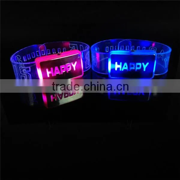 Light up Wristband Custom Plastic Wristband Light photo-5