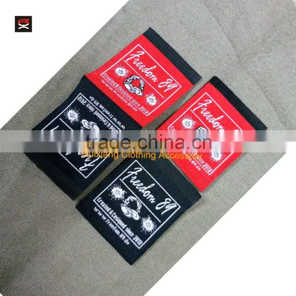 Customized High Density Clothing Woven Label, Ultrosonic Edge Label photo-4
