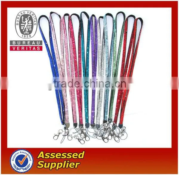 Fashion Cristal Rhinestone Bling Lanyard