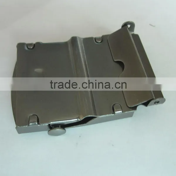Custom Metal Adjustable Prong Type Men Clip Belt Buckle for Wholesale From China Factory photo-3