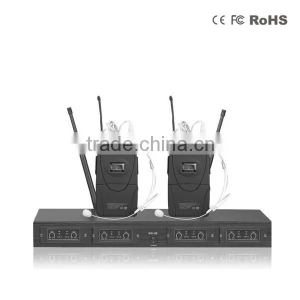 High Quality Four Handheld Four Lavalier Four Headwearing Microphone photo-2