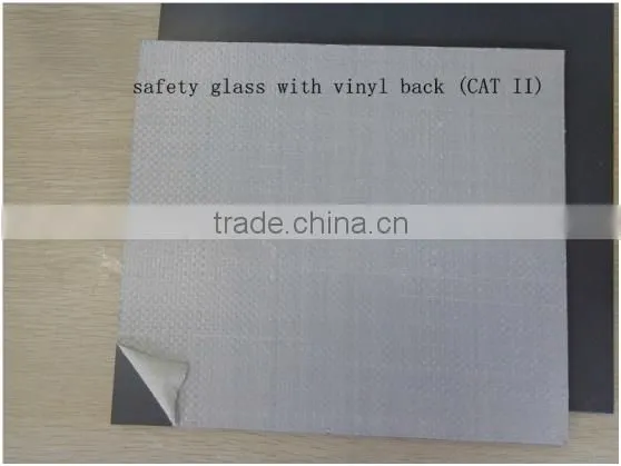 4mm Vinyl Safety Backing Silver Mirror Glass CAT-I Film and CAT-II Film photo-2