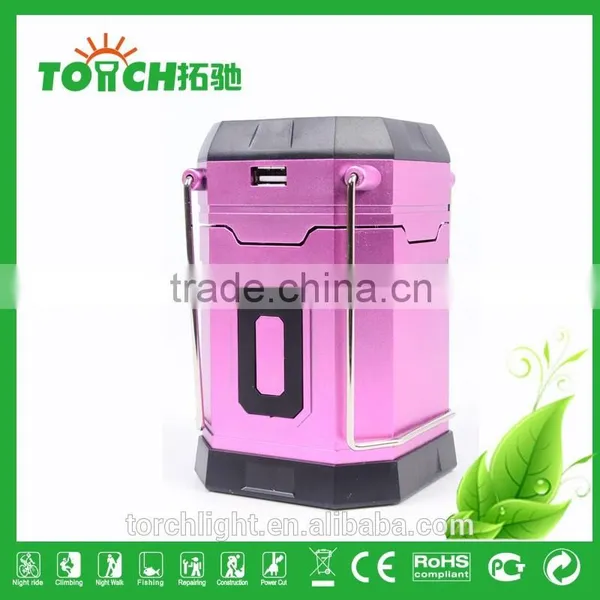 3*AA Battery LED Camping Light Solar Emergency Camp Lamp Fashion Telescopic Lantern Rechargeable Classic Camping Light photo-2