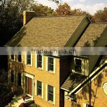 Fish-scale Asphalt Roofing Sheet Fiberglass Bitumen Shingles photo-5