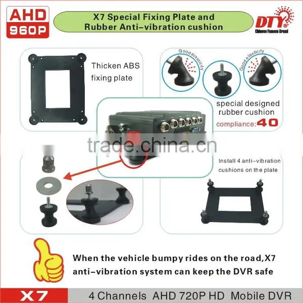 4 Channels Gps Taxi Dvr System With Built-in 4.3" Lcd Monitor photo-5