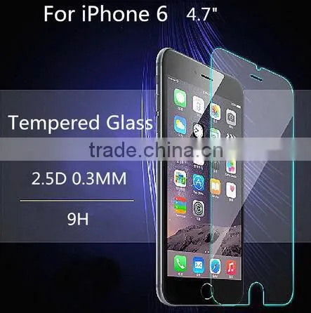 Factory Price 0.26MM 9H Round Edge for IPhone 6 Mobile Phone Tempered Glass Screen Protector Quality Choice photo-6