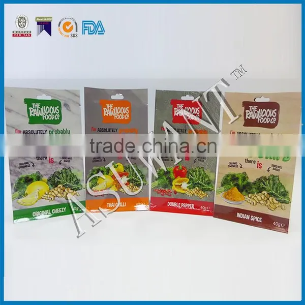 Custom Printed Heat Seal Food Safe Block Bottom Food Packing Plastic Zip Lock Bag photo-5