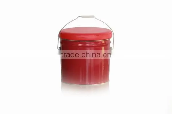 Factory Direct New Customized Colorful Storage Decorative Metal Bucket Stool photo-2