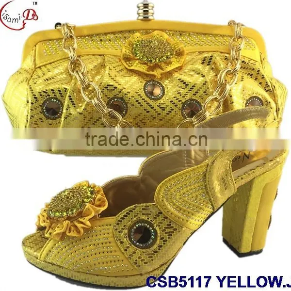 CSB5117 Newest Design 2016 Top Fashion Woman Hot Selling Shoes With Matching Bags Factory Price Shoes Whole Sale Price photo-4