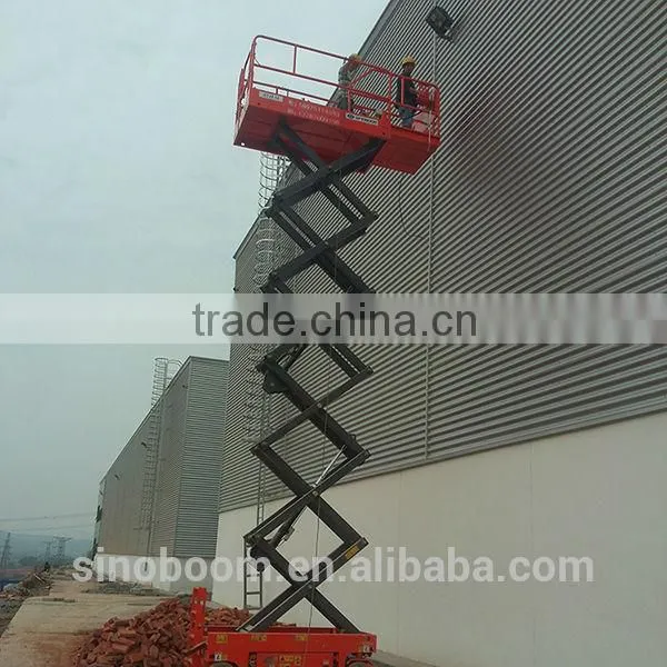 Hot Sales 12m Hydraulic Mobile Self Propelled Scissor Lift photo-5
