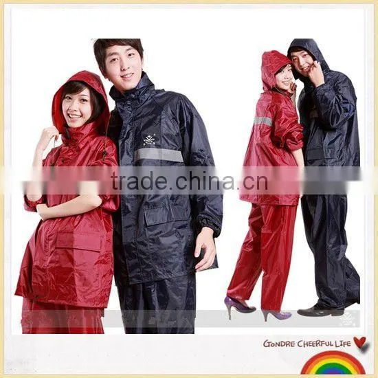 Polyester Reflective Tape Rain Suit