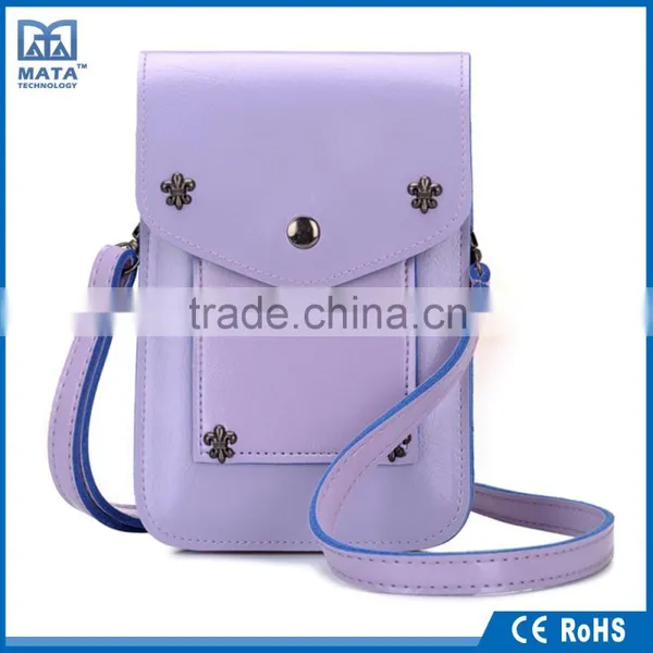 China Supplier OEM And Custom PU Cell Phone Shoulder Bag photo-3